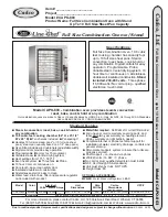 Cadco Line Chef CAPO-803 Brochure & Specs предпросмотр