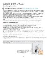 Preview for 5 page of Cadco UNOX BAKERLUX SHOP.Pro Touch Operation Manual