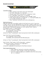 Preview for 3 page of Cadco UNOX Line Chef XAF-111 Quick Setup Manual