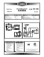 Предварительный просмотр 12 страницы Cadco UNOX OV-250 Instruction Manual