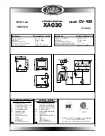 Предварительный просмотр 14 страницы Cadco UNOX OV-250 Instruction Manual