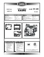 Preview for 16 page of Cadco UNOX OV-250 Instruction Manual