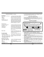 Preview for 5 page of Cadco UNOX OV-250 Use & Care Manual