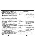 Preview for 6 page of Cadco UNOX OV-250 Use & Care Manual