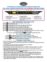 Предварительный просмотр 1 страницы Cadco UNOX XAF Operating & Programming Manual