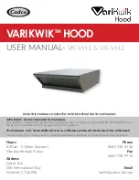 Preview for 1 page of Cadco VARIKWIK VK-VH1 User Manual