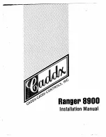 Предварительный просмотр 1 страницы Caddx-Caddi Controls Ranger 8900 Installation Manual