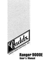 Caddx-Caddi Controls Ranger 9000E User Manual предпросмотр