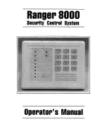 Предварительный просмотр 1 страницы CADDX Ranger 8000 Operator'S Manual