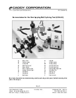 Предварительный просмотр 11 страницы CADDY 21-C Operation And Maintenance Manual