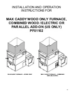 Preview for 13 page of CADDY PF01102 Installation And Operating Instructions Manual