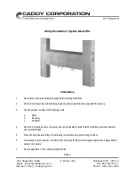 Предварительный просмотр 6 страницы CADDY Utility Distribution System Operation And Maintenance Manual