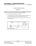 Предварительный просмотр 8 страницы CADDY Utility Distribution System Operation And Maintenance Manual