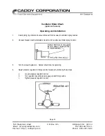 Предварительный просмотр 14 страницы CADDY Utility Distribution System Operation And Maintenance Manual