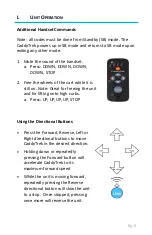 Preview for 9 page of caddytrek CT-7031-UD User Manual