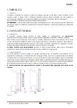 Preview for 5 page of Cadel Alessia Installation, Use And Maintenance Handbook