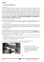 Preview for 20 page of Cadel Alessia Installation, Use And Maintenance Handbook