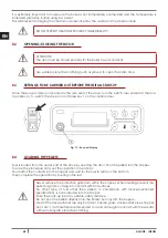 Preview for 68 page of Cadel aquos 15 Installation, Use And Maintenance Manual