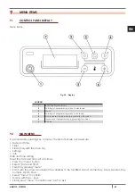 Preview for 69 page of Cadel aquos 15 Installation, Use And Maintenance Manual