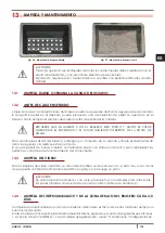 Preview for 175 page of Cadel aquos 15 Installation, Use And Maintenance Manual