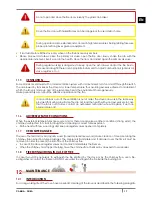 Preview for 17 page of Cadel CARINA 9,5 kW Installation, Use And Maintenance Manual