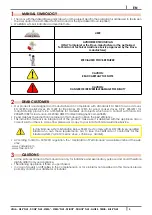 Preview for 3 page of Cadel SIRE3 PLUS Instructions For Installation, Use And Maintenance Manual