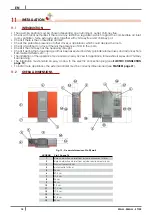 Preview for 14 page of Cadel SMALL 9 kW Installation, Use And Maintenance Manual