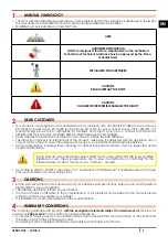 Preview for 3 page of Cadel Venus Plus Instructions For Installation, Use And Maintenance Manual