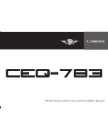 Предварительный просмотр 1 страницы Cadence CEQ-783 Owner'S Manual