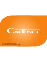 Preview for 16 page of Cadence Xenith Xa125.2 Installation Manual