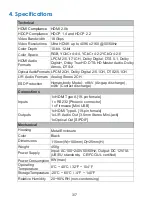 Preview for 4 page of Cadenceberge CAD-HDV-BS11A User Manual