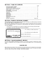 Предварительный просмотр 2 страницы Cadet 1170 Operator'S Manual