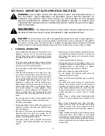 Предварительный просмотр 3 страницы Cadet 1170 Operator'S Manual