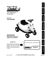 Cadet 13A-328-596 Owner'S Manual preview