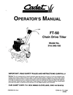 Cadet 21A-340-100 Operator'S Manual preview