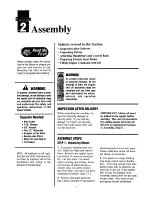 Preview for 8 page of Cadet 833R series Owner'S Manual