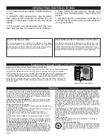 Preview for 4 page of Cadet Apex72 HW162 Owner'S Manual