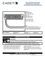 Cadet C052 Replacement Instructions preview