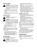 Preview for 16 page of Cadet CLT-542 Operator'S Manual