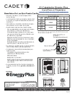 Preview for 9 page of Cadet Energy Plus CE083T Owner'S Manual