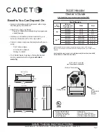 Cadet NLW202T Owner'S Manual preview