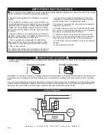 Предварительный просмотр 2 страницы Cadet NLW202T Owner'S Manual