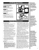 Preview for 3 page of Cadet NLW302TW Owner'S Manual