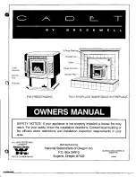 Cadet P26 Owner'S Manual preview