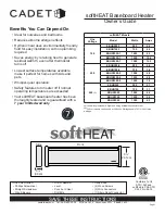 Предварительный просмотр 1 страницы Cadet softHEAT EBHN500-1 Owner'S Manual