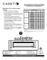 Предварительный просмотр 13 страницы Cadet softHEAT EBHN500-1 Owner'S Manual