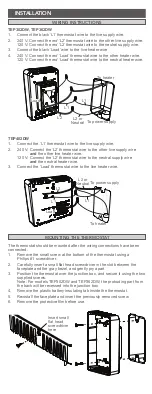 Предварительный просмотр 2 страницы Cadet TEP Series User Manual