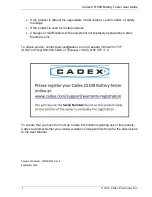 Preview for 3 page of Cadex BatteryStore C5100B User Manual