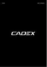 Cadex TRI User Manual preview