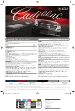 Cadillac 09CADCTVSPE01 Specification Sheet preview